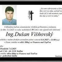 Posledná rozlúčka s Dušanom Višňovským
