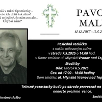 Posledná rozlúčka s Pavlom Malým