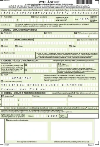 2% pre SED Vranov n/T