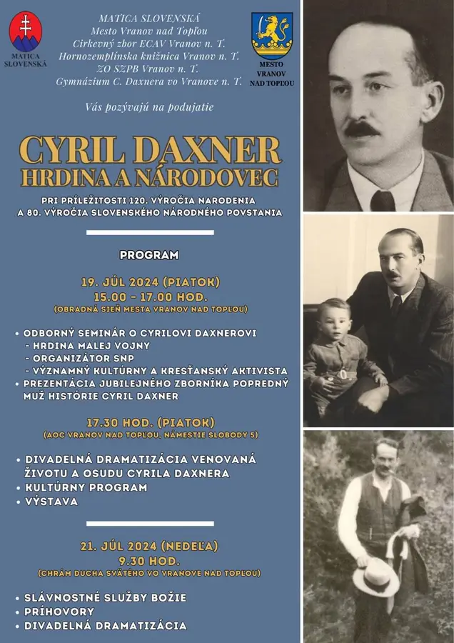 Dr. C. Daxner hrdina a národovec 